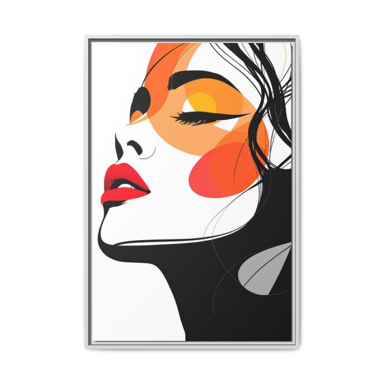 Abstract Face Canvas Wall Art – Perfect Gift for Art Lovers - Image 17