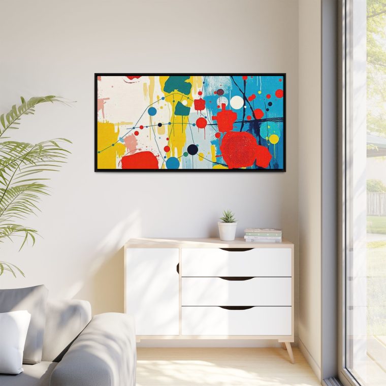 Abstract Kitchen Canvas Print Modern Dining Decor - Image 31