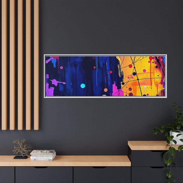 Abstract Hallway Wall Art Long Canvas Print - Image 20