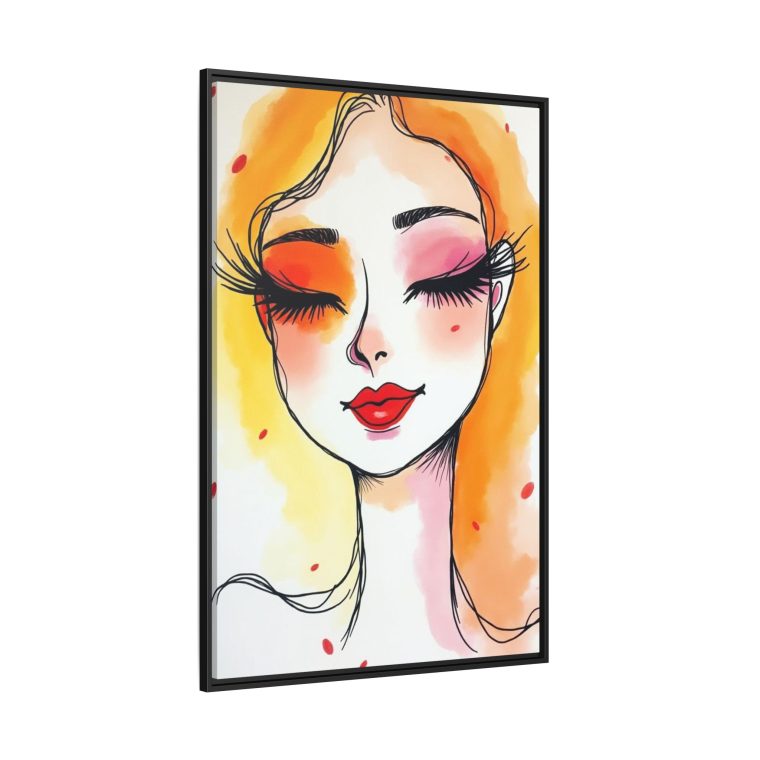 Abstract Face Duo Wall Art Set – Minimalist Pair of Canvas Prints - Image 10