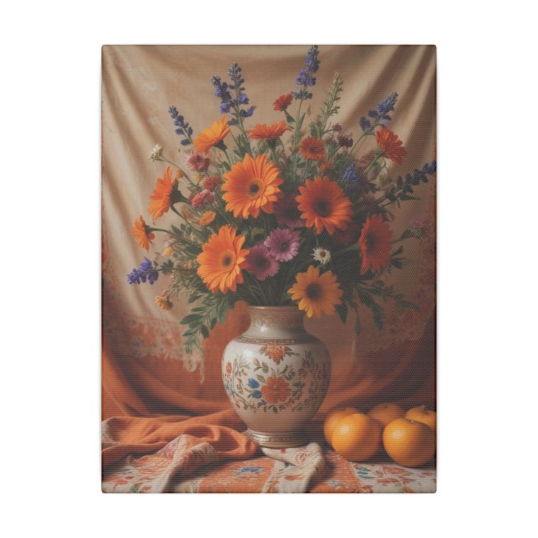 Modern Craft in a Vintage Frame Boho Floral Art - Image 2