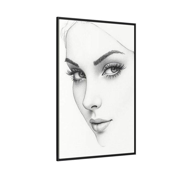 Abstract Line Art Face Wall Décor Perfect for Modern Interiors - Image 26