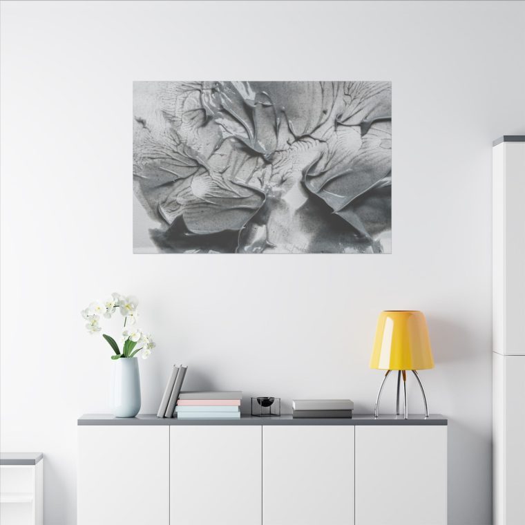 Elevated Elegance Top-View Grey Paint Wall Art - Image 20