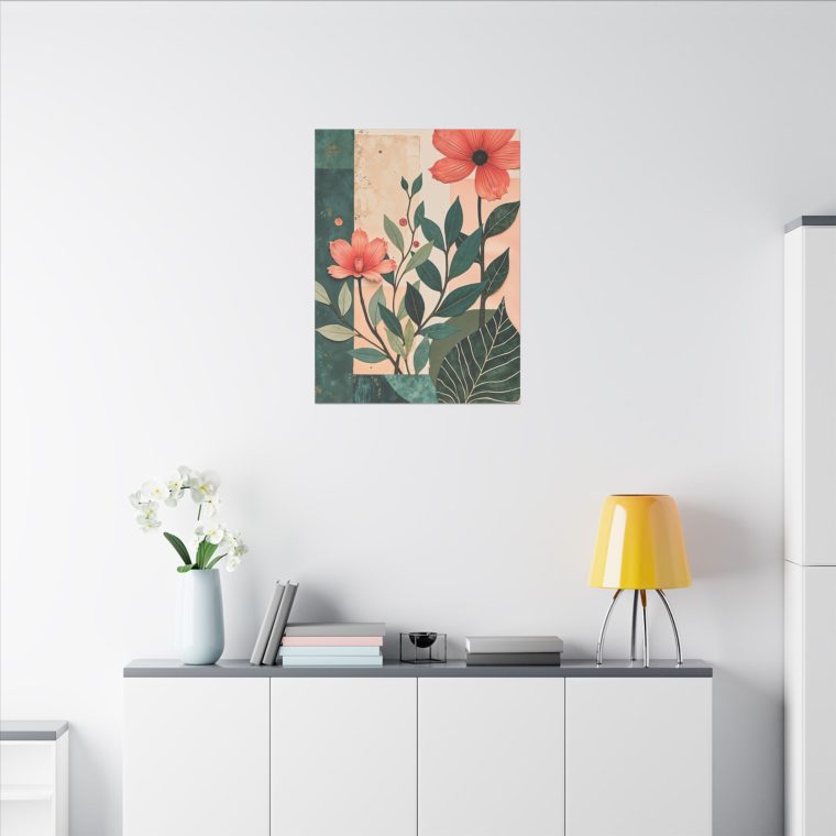 Flower Collage With Paper Cut Outs - Image 16