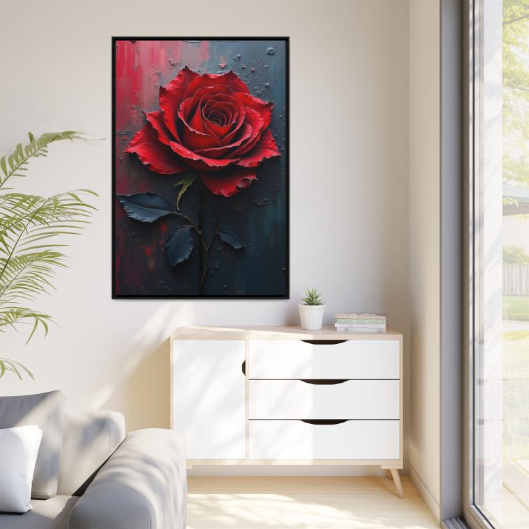 The Allure of Black Baccara Rose Wall Art - Image 15