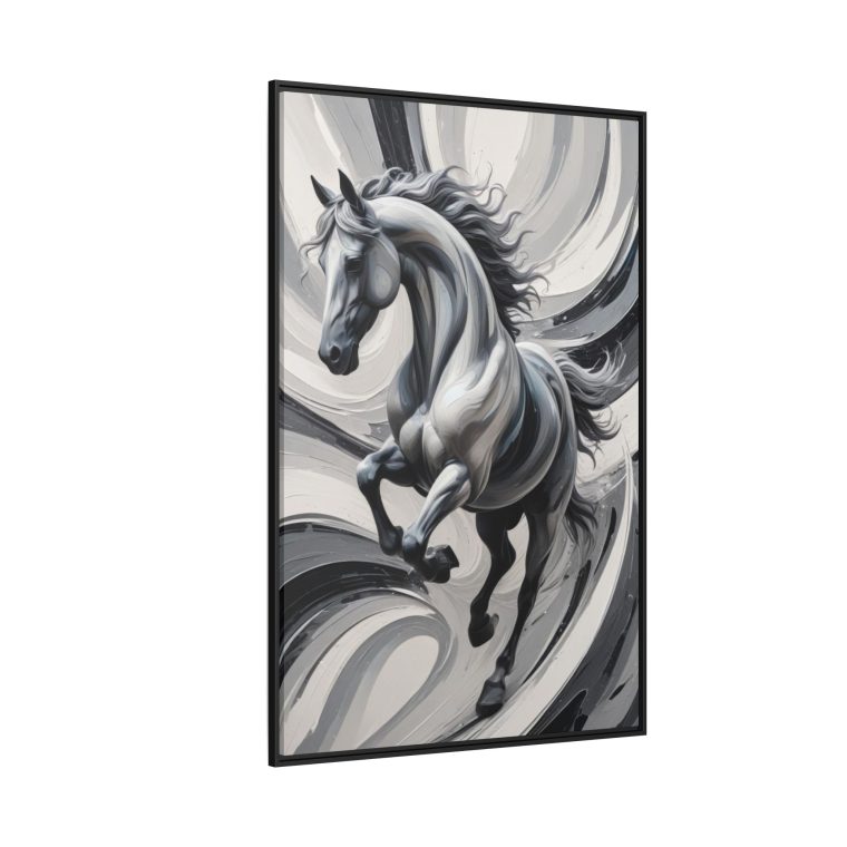 Line Abstract Art​ Horse Large Canvas Prints - Image 10