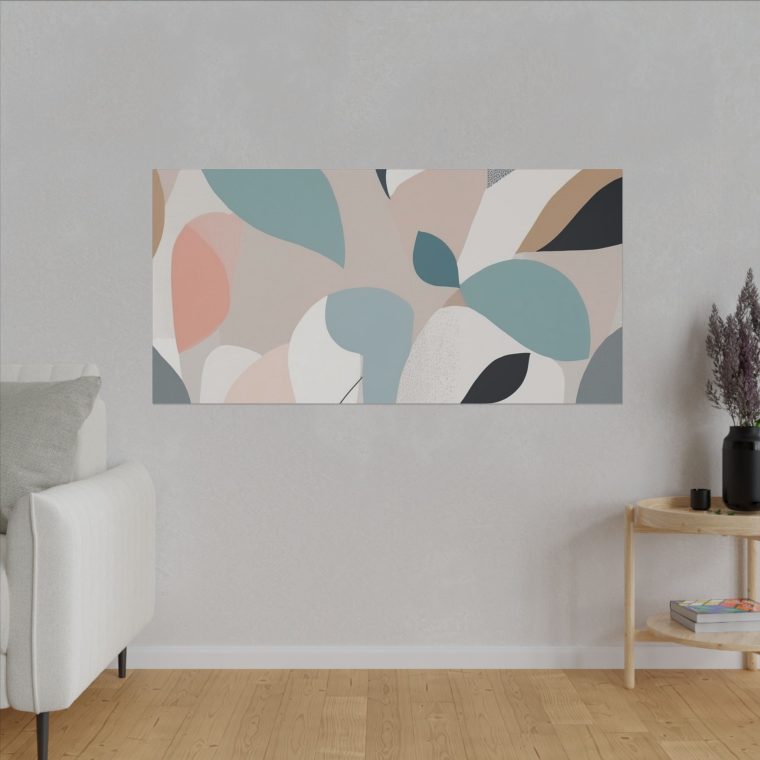 Botanical Bliss: Abstract Leaf Pattern Wall Art for Modern Interiors - Image 23