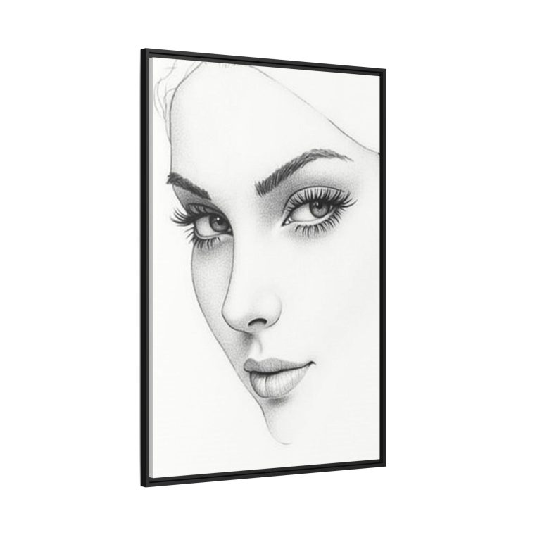 Abstract Line Art Face Wall Décor Perfect for Modern Interiors - Image 6