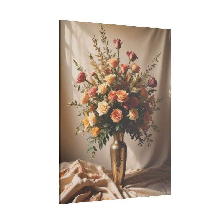 Vivid Blooms and Soft Lighting: A Boho Vintage Painting - Image 14