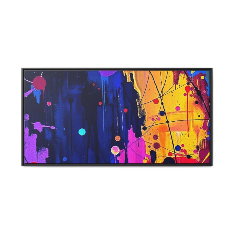 Abstract Hallway Wall Art Long Canvas Print - Image 21