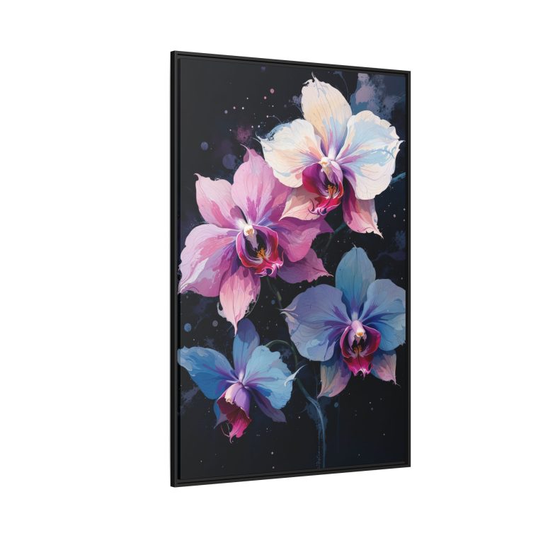 Ethereal Orchids Abstract Canvas Art of Love and Strength - Image 10