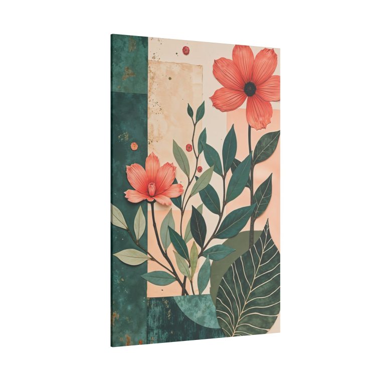 Flower Collage With Paper Cut Outs - Image 18