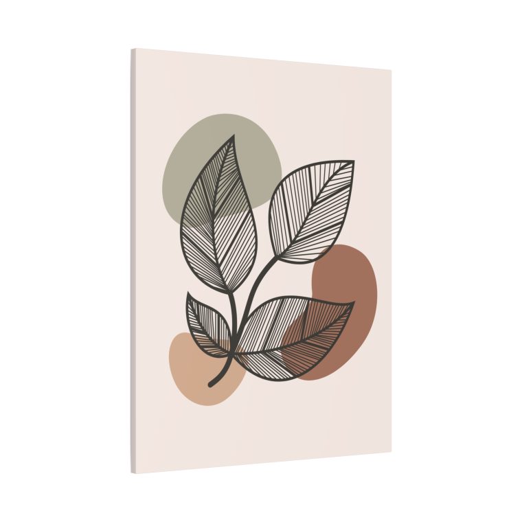 Boho Floral Matte Canvas, Stretched, 1.25" - Image 3