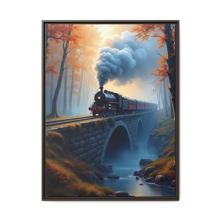 Steam Locomotive Canvas Wall Art - Image 8