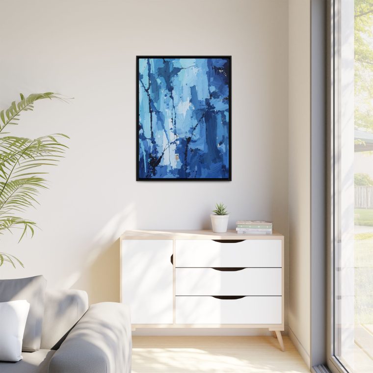 Tranquil Elegance: Blue Lace Stone-Inspired Wall Art for a Serene Home - Image 7