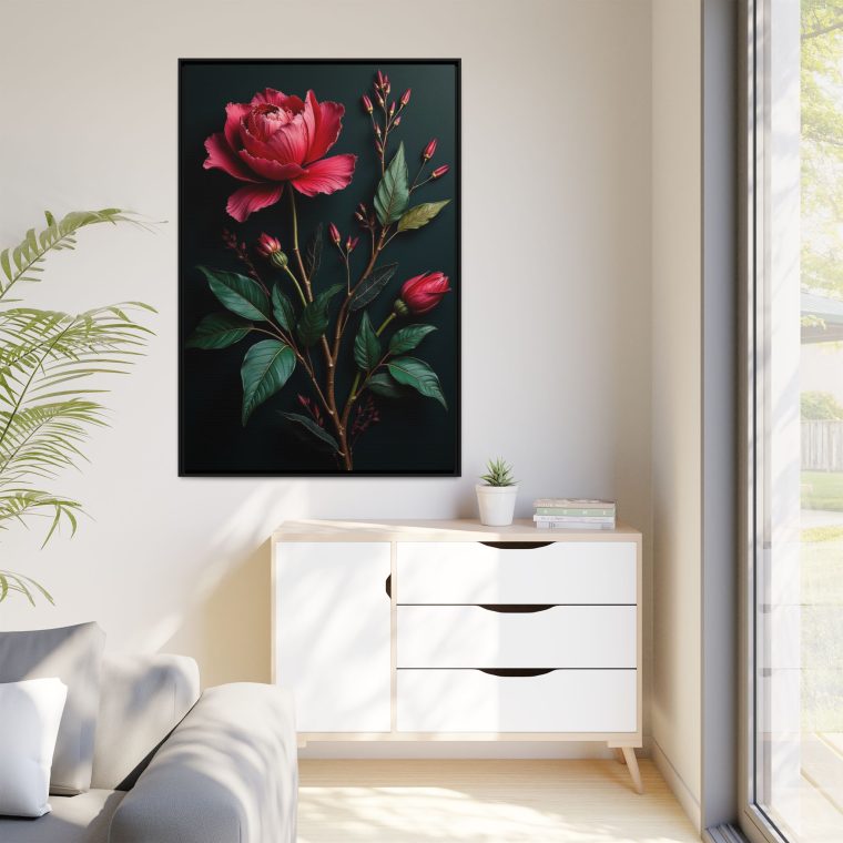 Gothic Garden Moody Floral Art Series - Image 3