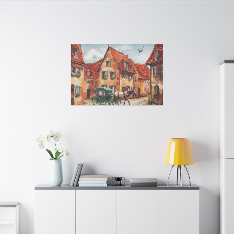Tranquil German Village A Peaceful Watercolor Illustration - Image 12