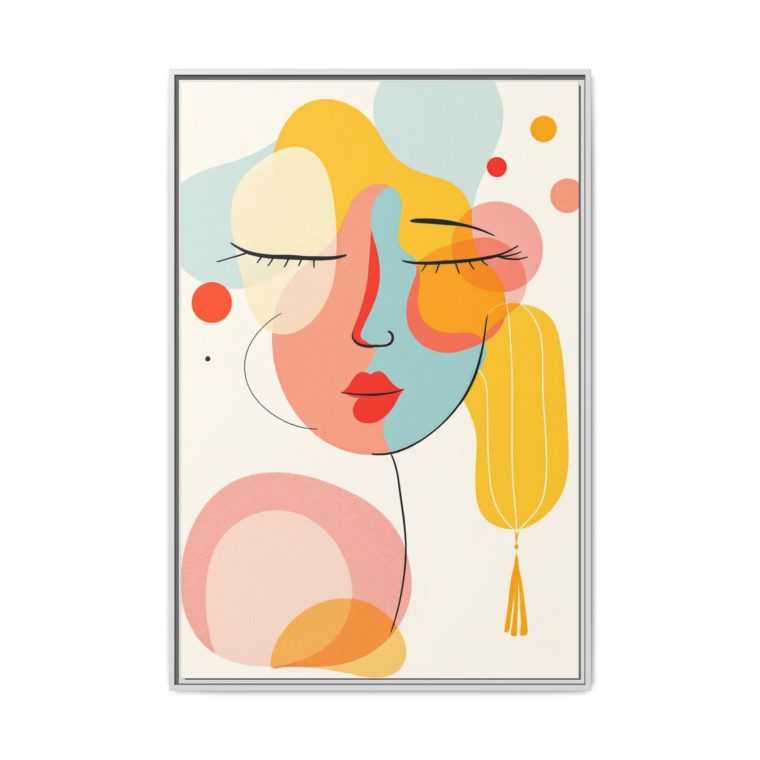 Luxury Abstract Face Wall Art – Premium Quality Canvas - Image 25