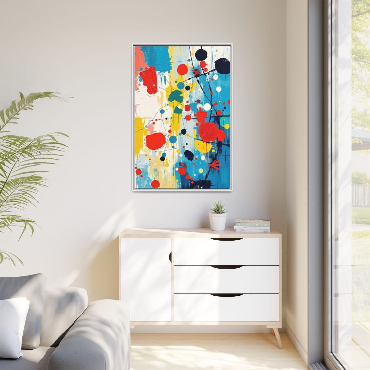 Abstract Kitchen Canvas Print Modern Dining Decor - Image 23