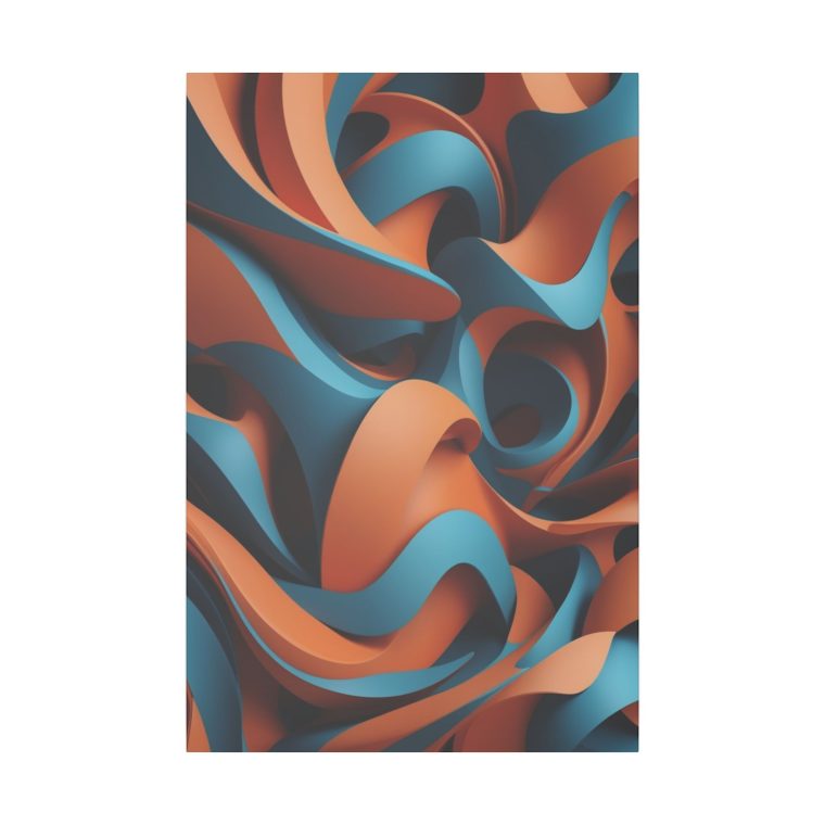 Dynamic Curves Modern Abstract 3d Wall Design - Image 13