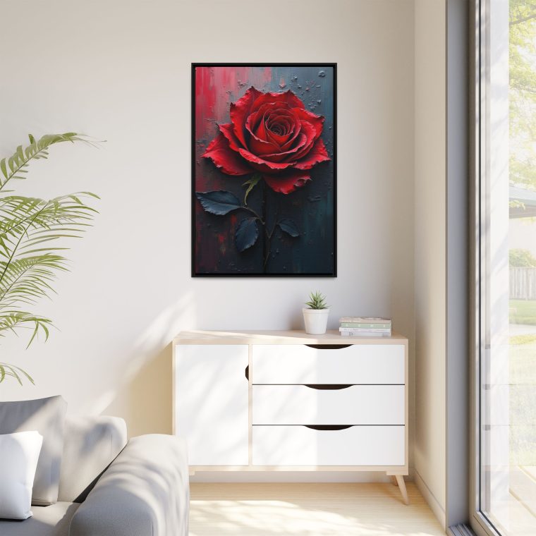 The Allure of Black Baccara Rose Wall Art - Image 7