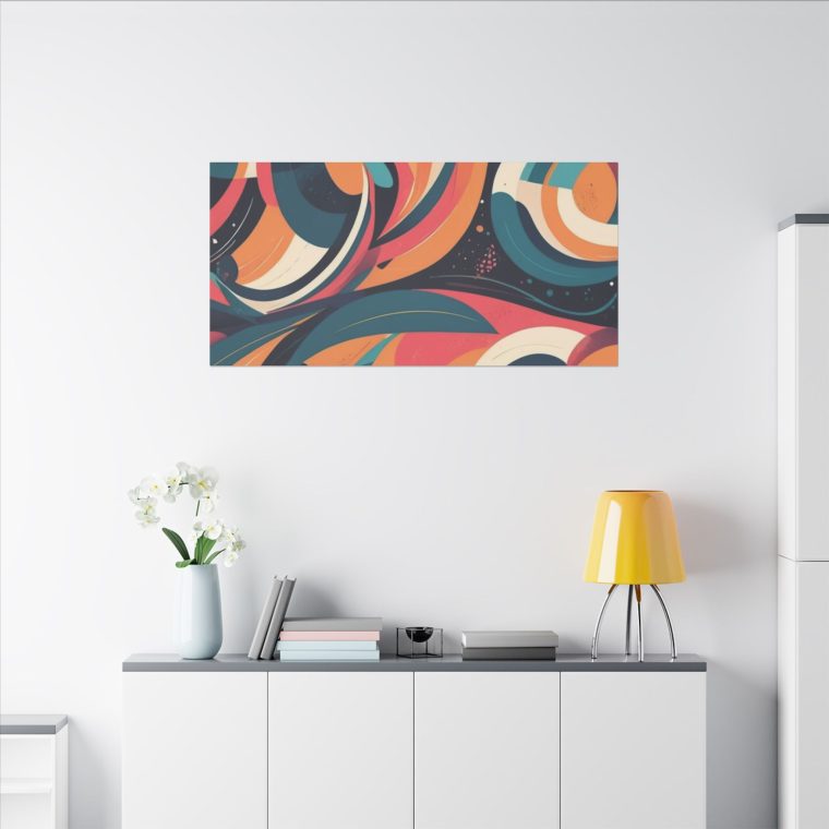 Dynamic Curves Modern Abstract Wall Art Pattern - Image 24