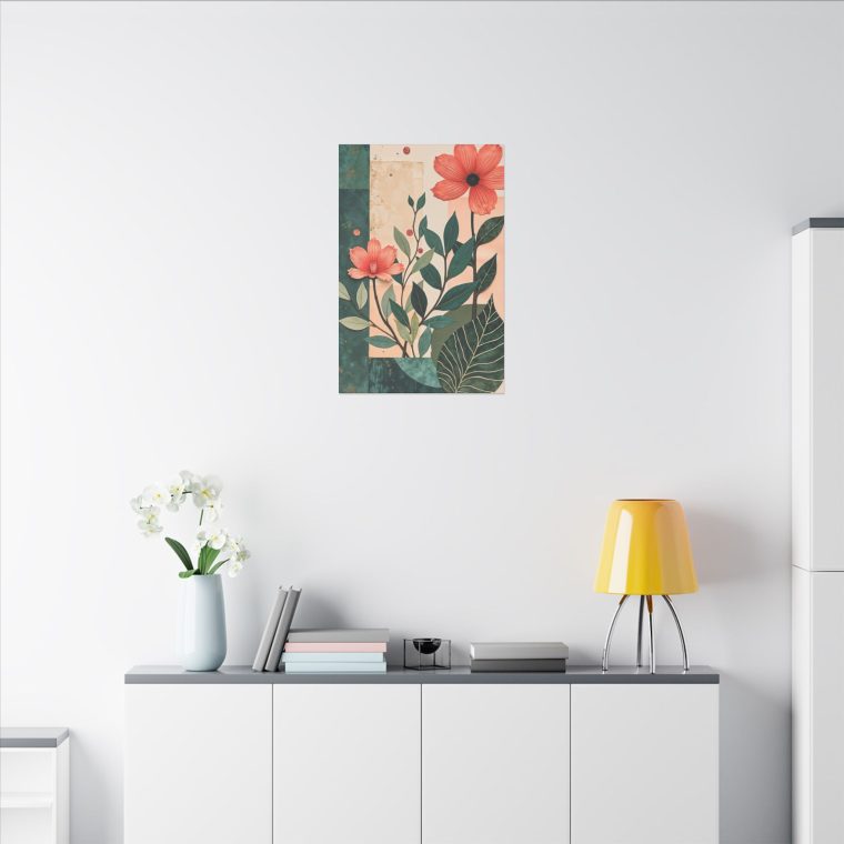 Flower Collage With Paper Cut Outs - Image 12