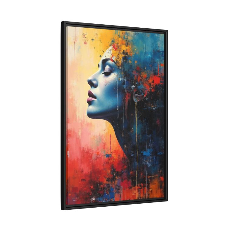 Abstract Face Canvas Prints Modern Art Design - Image 2