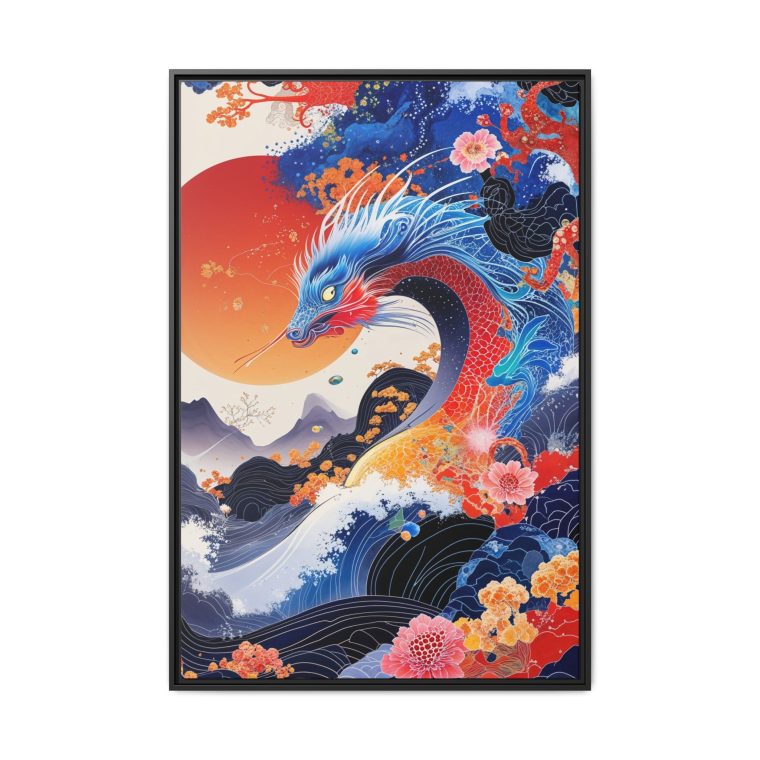 Exclusive Japanese Dragon Canvas Print - Image 9