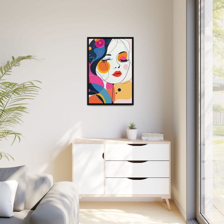 Large Abstract Face Art Wall Print Perfect for Bedrooms or Offices - Image 7