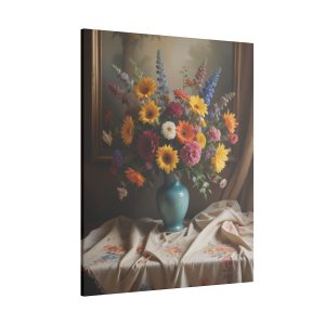 The Essence of Boho A Still Life with Vibrant Flowers