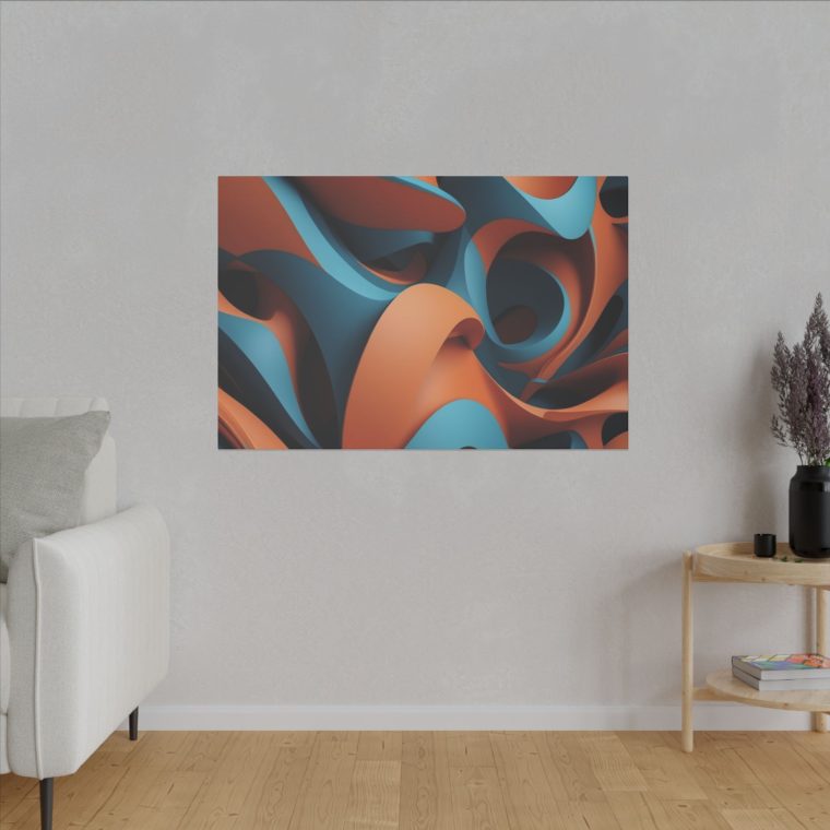 Dynamic Curves Modern Abstract 3d Wall Design - Image 7