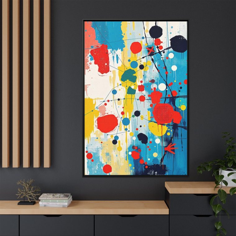 Abstract Kitchen Canvas Print Modern Dining Decor - Image 40