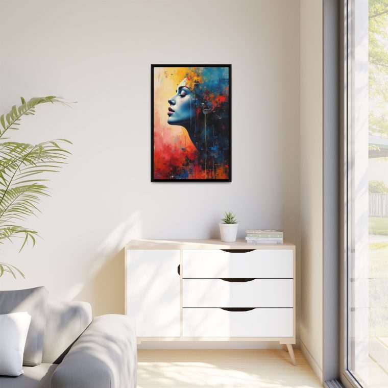 Abstract Face Canvas Prints Modern Art Design - Image 3