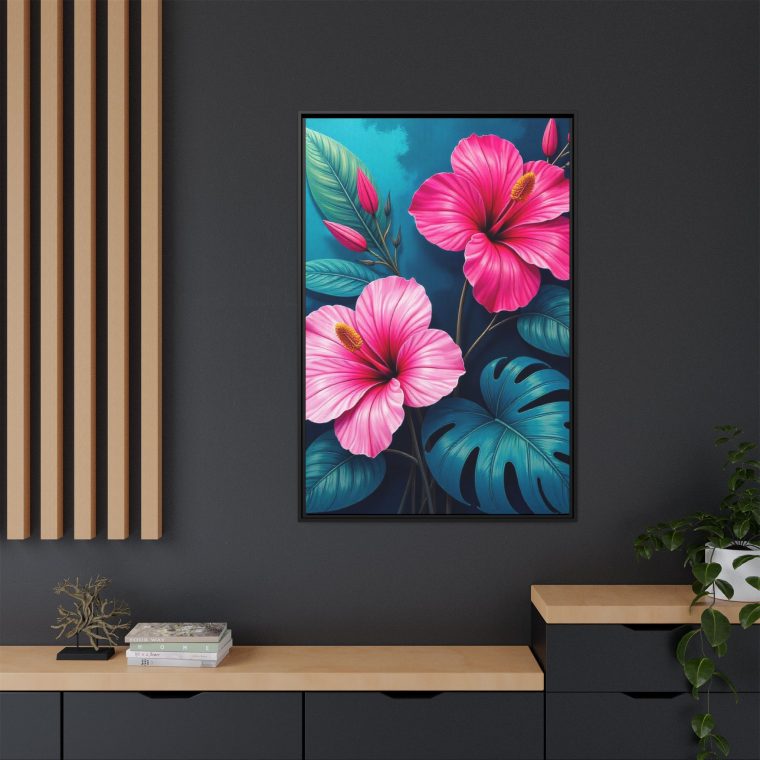 Exquisite Floral Canvas Design for Large Walls - Image 4