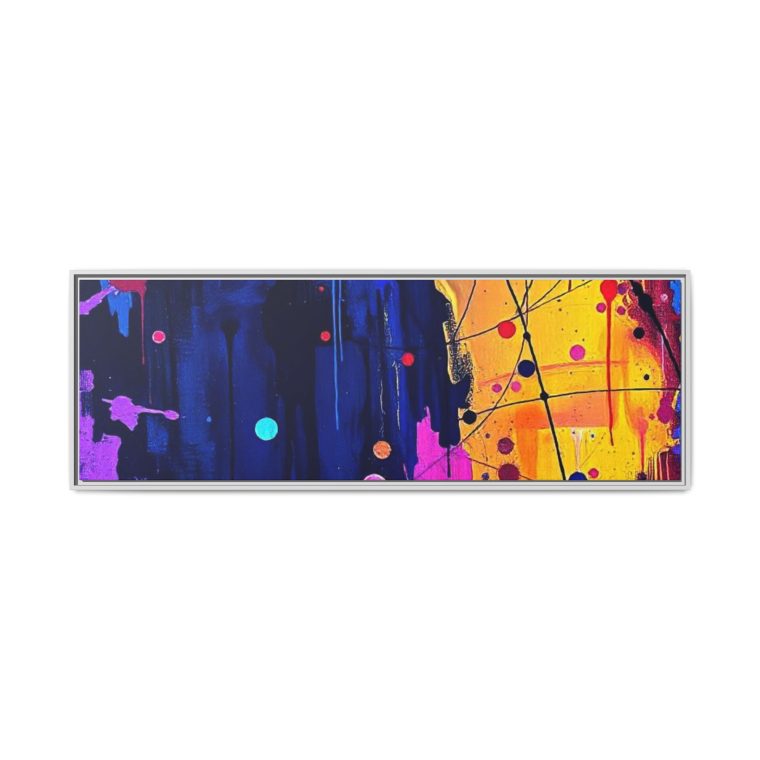 Abstract Hallway Wall Art Long Canvas Print - Image 17