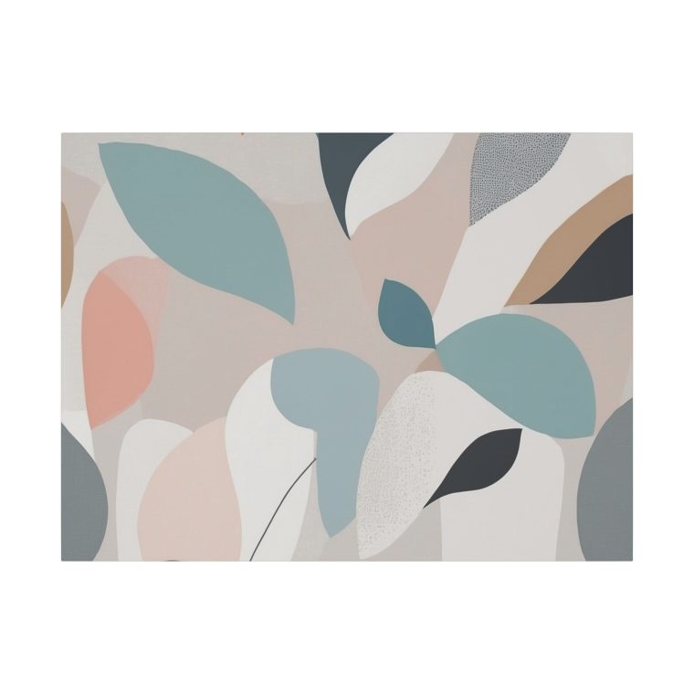 Botanical Bliss: Abstract Leaf Pattern Wall Art for Modern Interiors - Image 29
