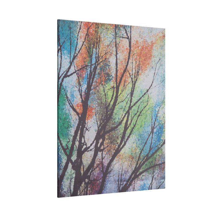 Forest Texture Matte Canvas, Stretched