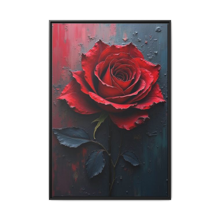 The Allure of Black Baccara Rose Wall Art - Image 5