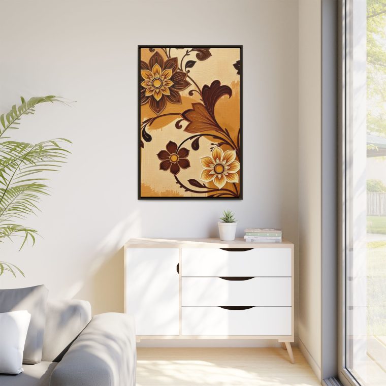 Brown Floral Wall Art to Brighten Your Space - Image 15