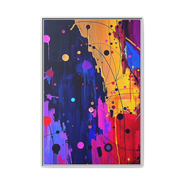 Abstract Hallway Wall Art Long Canvas Print - Image 13