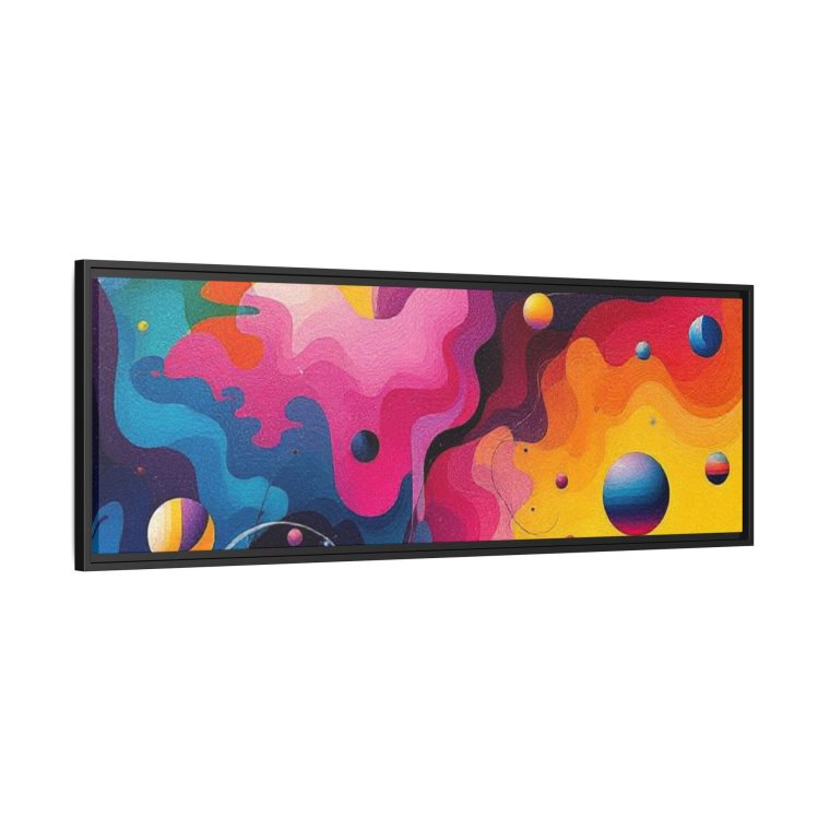 Modern Abstract Paint Swirls Large Canvas Wall Art - Image 22
