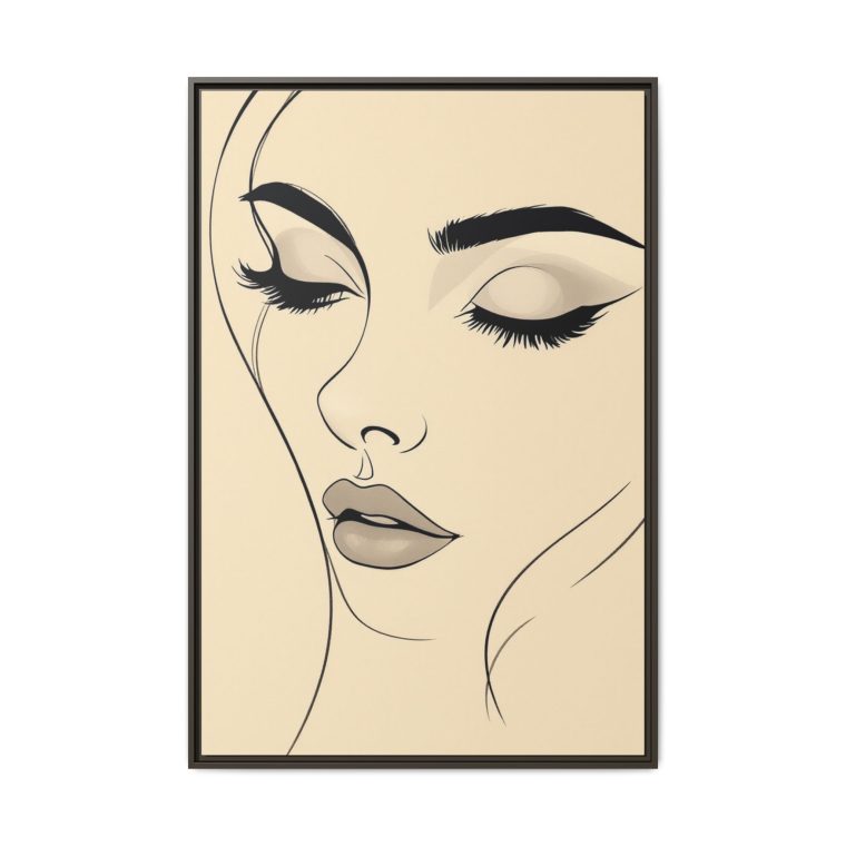 Bold Abstract Face Art for Walls Perfect Home Décor Piece - Image 25
