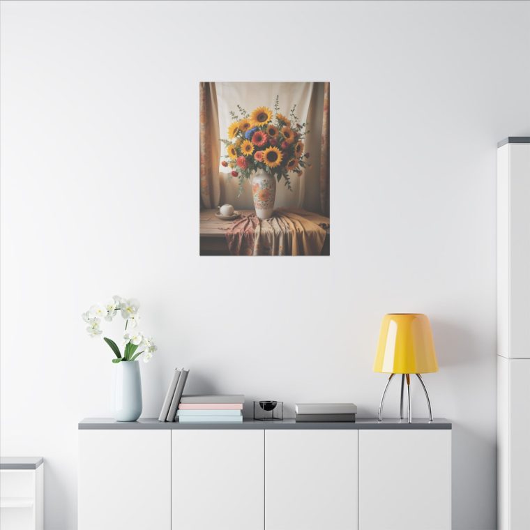 Vintage Simplicity Boho Vase of Flowers in Art - Image 12