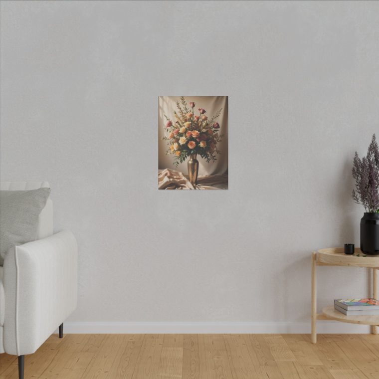 Vivid Blooms and Soft Lighting: A Boho Vintage Painting - Image 7