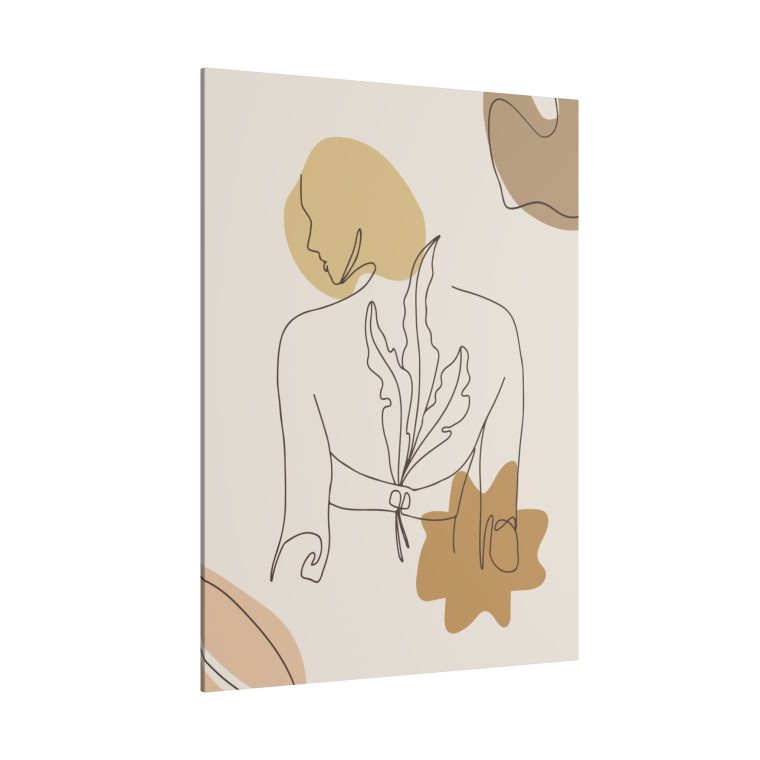 Minimalist Women Body Line Art Canvas Print - Image 30