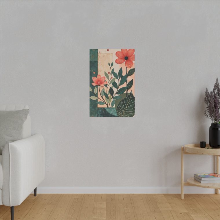 Flower Collage With Paper Cut Outs - Image 3