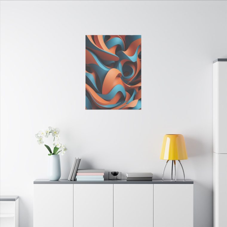 Dynamic Curves Modern Abstract 3d Wall Design - Image 12