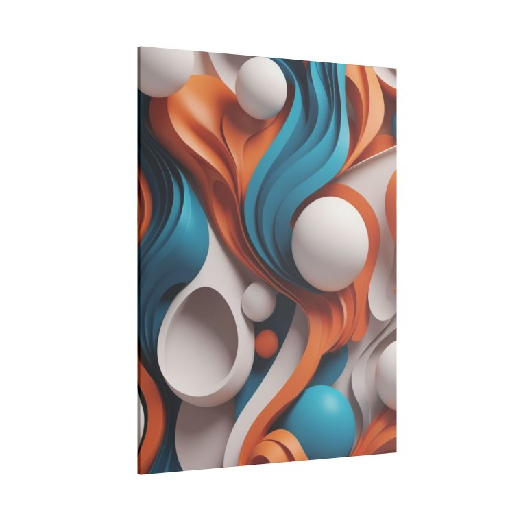 Flowing Dimensions Abstract 3D Wall Art - Image 14