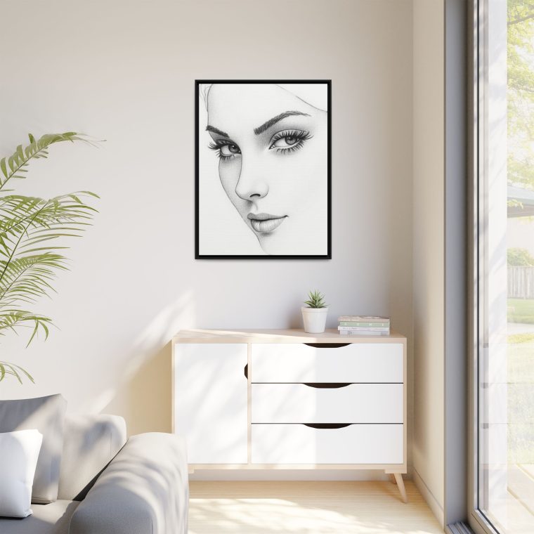 Abstract Line Art Face Wall Décor Perfect for Modern Interiors - Image 11